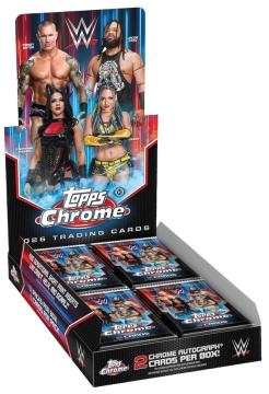 2026 Topps Chrome WWE Cards product box