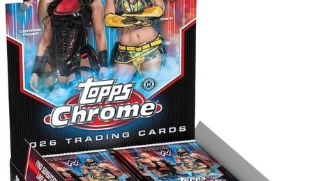 2026 Topps Chrome WWE Cards box