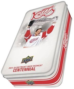 2025-26 Upper Deck Detroit Red Wings Centennial Hobby Hockey box