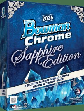 2026 Bowman Chrome Baseball Sapphire Edition box