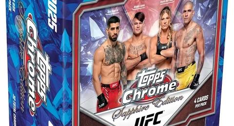 2025 Topps Chrome UFC Sapphire Edition box