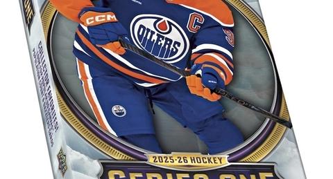 2025-26 Upper Deck Series 1 Hockey Cards box