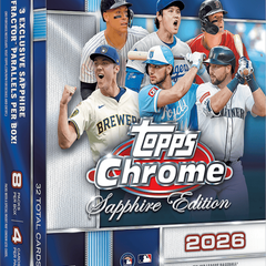 2026 Topps Chrome Baseball Sapphire Edition product