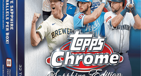 2026 Topps Chrome Baseball Sapphire Edition box