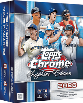 2026 Topps Chrome Baseball Sapphire Edition box