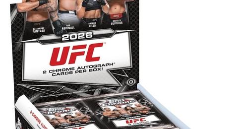 2026 Topps Chrome UFC Cards box