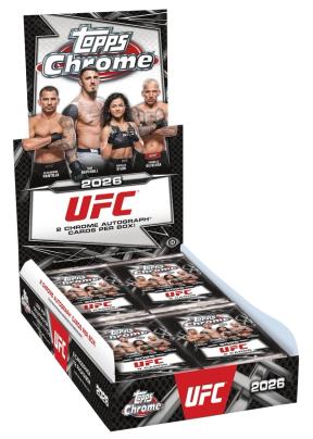 2026 Topps Chrome UFC Cards box