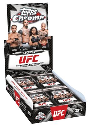2026 Topps Chrome UFC Cards box