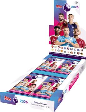 2026 Topps Premier League Soccer Cards product box