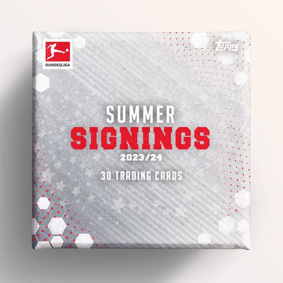 2023 Topps Bundesliga Summer Signings Soccer Cards Checklist box