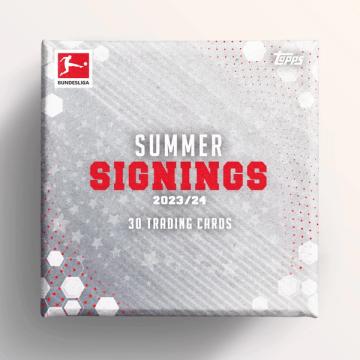 2023 Topps Bundesliga Summer Signings Soccer Cards product box