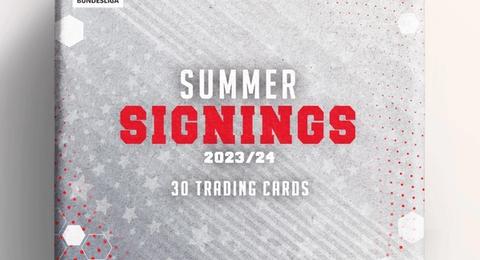 2023 Topps Bundesliga Summer Signings Soccer Cards Checklist box