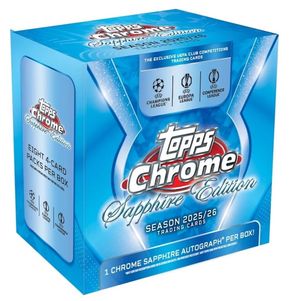 2025-26 Topps Chrome Sapphire UEFA Club Competitions box