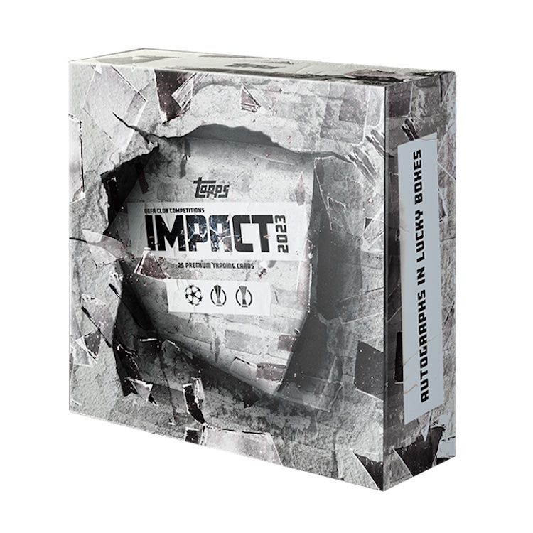 2023 Topps Impact UEFA Club Competitions Soccer Cards Checklist box