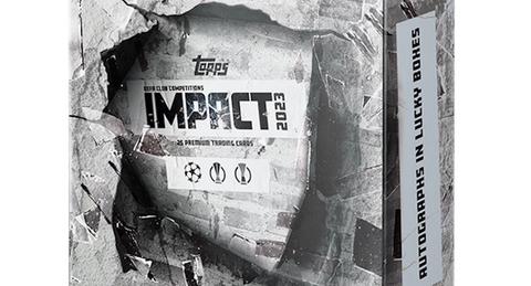 2023 Topps Impact UEFA Club Competitions Soccer Cards Checklist box