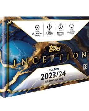 2024 Topps Inception UEFA Club Competitions Soccer Cards Checklist box