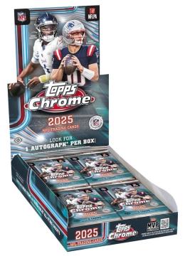 2025 Topps Chrome Football product box