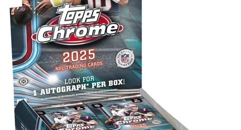 2025 Topps Chrome Football box