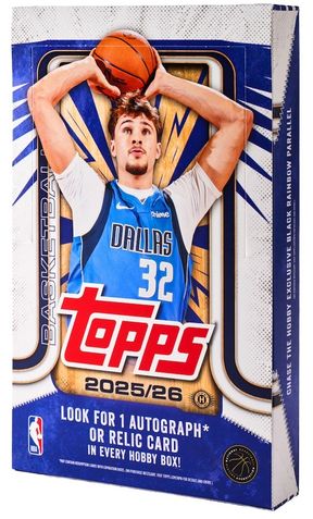 2025-26 Topps Basketball Cards box