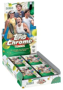 2026 Topps Chrome Tennis Cards product box