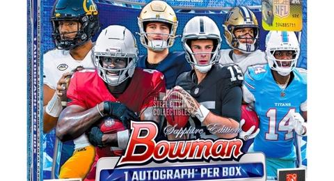2026 Bowman Football Sapphire Edition box