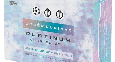 2022 Topps José Mourinho Platinum Curated UEFA Club Competitions Soccer Cards Checklist box
