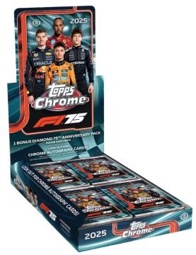 2025 Topps Chrome Formula 1 product box