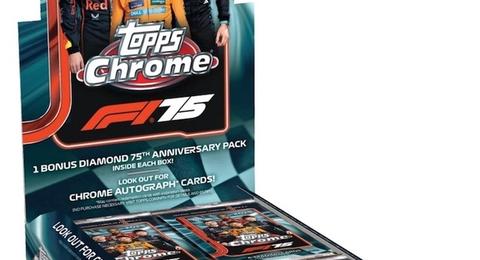 2025 Topps Chrome Formula 1 box