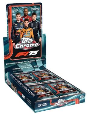 2025 Topps Chrome Formula 1 box