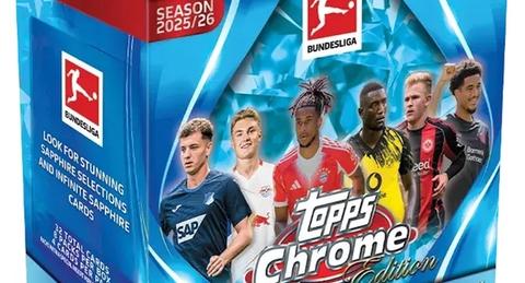 2025-26 Topps Chrome Sapphire Bundesliga box