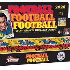 2026 Topps Heritage Football product