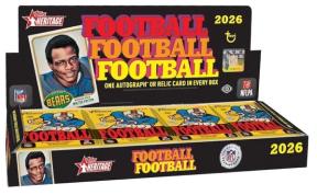 2026 Topps Heritage Football box