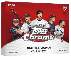2026 Topps Chrome Samurai Japan Baseball box