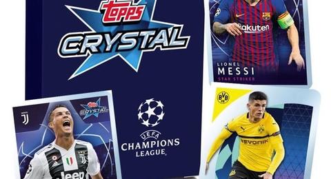 2019 Topps Crystal UEFA Champions League Soccer Cards Checklist box