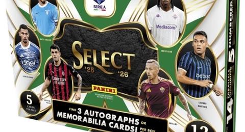 2025-26 Panini Select Serie A Soccer Cards box