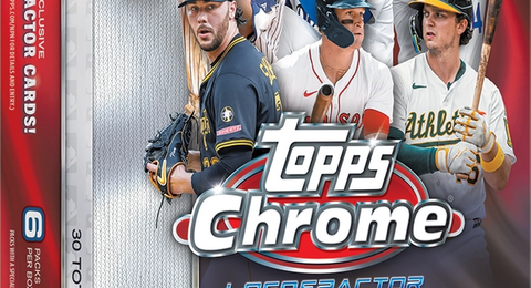 2026 Topps Chrome Baseball Logofractor Edition box