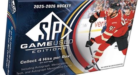 2025-26 Upper Deck SP Game Used Hockey box