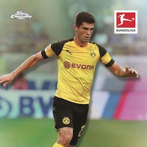 2019 Topps Chrome Bundesliga Soccer Cards Checklist box