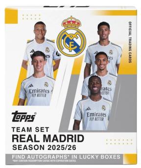 2025-26 Topps Real Madrid Team Set box