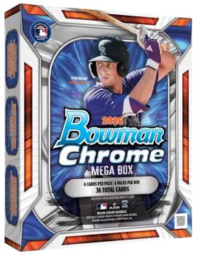 2026 Bowman Chrome Baseball Mega Box product box