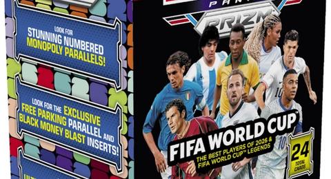 2026 Panini Prizm Monopoly FIFA World Cup Soccer Cards box