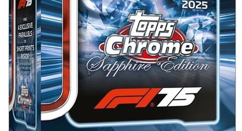 2025 Topps Chrome Formula 1 Sapphire Edition box