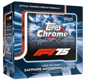 2025 Topps Chrome Formula 1 Sapphire Edition box