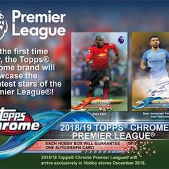 2018 Topps Chrome English Premier League Soccer Cards product