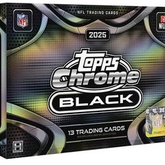 2025 Topps Chrome Black Football product