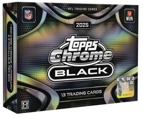 2025 Topps Chrome Black Football box