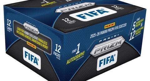 2025-26 Panini Prizm FIFA Soccer Cards box