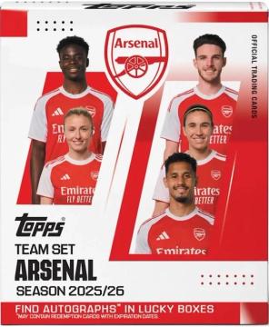 2025-26 Topps Arsenal Team Set product box