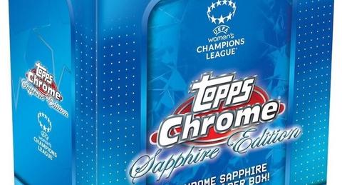 2025-26 Topps Chrome Sapphire UEFA Women’s Champions League box