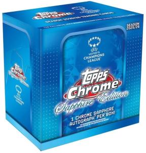 2025-26 Topps Chrome Sapphire UEFA Women’s Champions League box